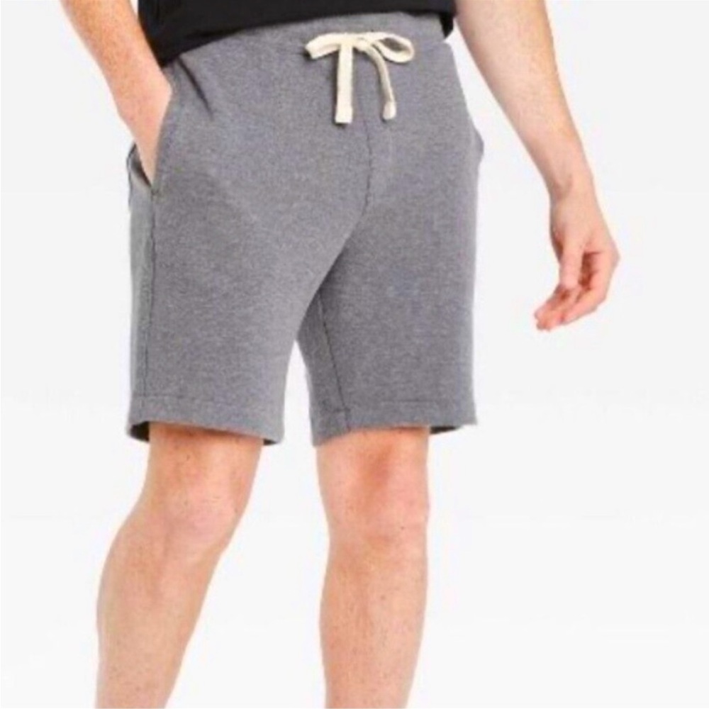Men’s knit shorts drawstring waist Goodfellow & Co charcoal size M new